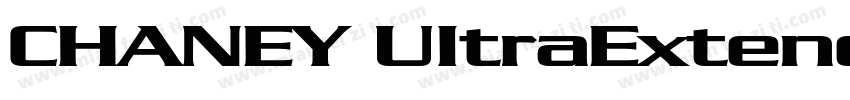 CHANEY UItraExtended字体转换